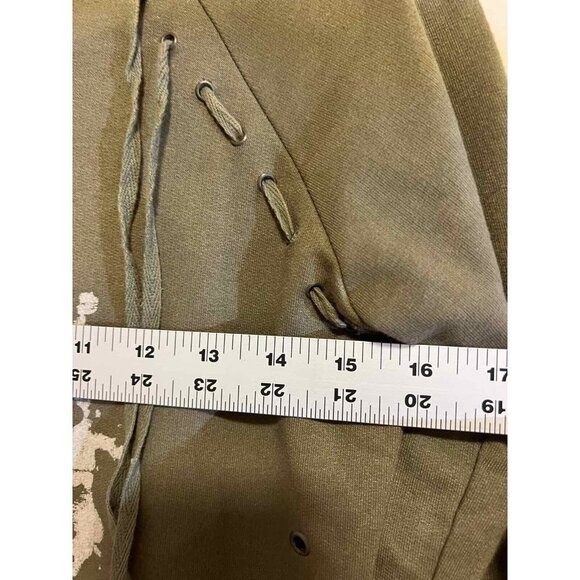 BUFFALO David Button Women's Patchwork Zip Up Jacket S/P Cotton Blend eagle - Picture 7 of 12